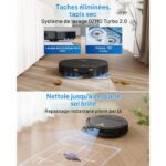 Ecovacs DEEBOT T50 Omni Gen3 - Aspirateur robot laveur avec station, 25 000 Pa, 5200 mAh, 168 min – Image 6
