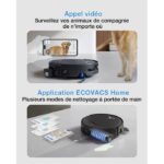 Ecovacs DEEBOT T80S - Aspirateur robot laveur avec station, 24 800 Pa, 6400 mAh – Image 7