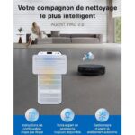 Ecovacs DEEBOT X12 OmniCyclone - Aspirateur robot laveur avec station, 22 000 Pa, 4000 mAh, 497 min – Image 8