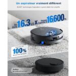 Ecovacs DEEBOT X9 OMNI - Aspirateur robot laveur avec station, 16 600 Pa, 158 min – Image 2
