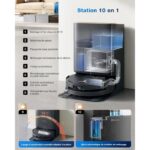 Ecovacs DEEBOT X9 OMNI - Aspirateur robot laveur avec station, 16 600 Pa, 158 min – Image 5