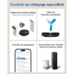 Ecovacs Deebot T50 OMNI Gen 2 - Aspirateur robot laveur avec station, 15 000 Pa, 5200 mAh, 175 min – Image 9
