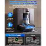 Ecovacs DEEBOT X11 OMNICYCLONE - Aspirateur robot laveur avec station, 19 500 Pa, 6400 mAh, 206 min – Image 2