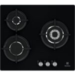 Electrolux EGT6633NOK - Plaque de cuisson gaz, 3 foyers, 59 cm