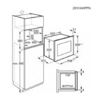 Electrolux LMS4253TBX - Micro-ondes gril encastrable, 25 L, 900 W – Image 4