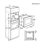 Electrolux LMS4253TBW - Micro-ondes gril encastrable, 25 L, 900 W – Image 5