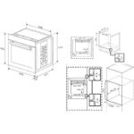 Beko BBIM12300XCE - Four encastrable, 72 L, classe A, 3300 W – Image 6