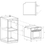 Candy FIDC N100 - Four encastrable, 70 L, classe A, 2100 W – Image 3