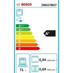 Bosch HBG578ES7 - Four encastrable, 71 L, classe A, 3600 W – Image 4