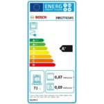 Bosch HBG7741W1 - Four encastrable, 71 L, classe A, 3600 W – Image 4