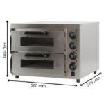 Pesage Mb pizza - Four à pizza, 3000 W – Image 4