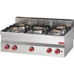 Gastro-M Fourneau à poser - Cuisinière à gaz, 5 feux