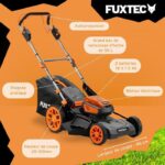 Fuxtec FX-E2RM46PROSET - Tondeuse sans fil, coupe 46 cm, jusqu'à 500 m² – Image 5