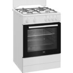 Beko FBG62121WD - Cuisinière à gaz, 4 feux, 60 cm, classe A – Image 2