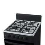 Proline PGC5050BK - Cuisinière à gaz, 4 feux, four 59 L, 50 cm, classe A – Image 3