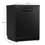 Gedtech GLV1446BL - Lave-vaisselle pose libre 60 cm, 14 couverts, 47 dB(A), classe E – Image 2