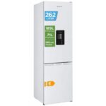 Gedtech GCB262WH - Réfrigérateur combiné, 262 L, classe E