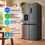 Gedtech GMP470IXT - Réfrigérateur multi-portes, 470 L, classe E, No Frost – Image 2