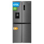 Gedtech GMP470IXT - Réfrigérateur multi-portes, 470 L, classe E, No Frost