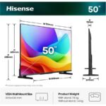 Hisense 50A5DS - Téléviseur QLED 50 pouces (126 cm), Full HD – Image 3