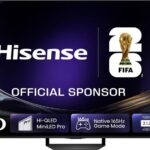 Hisense 85U7DS PRO - Téléviseur Mini LED 85 pouces (216 cm), 4K Ultra HD, VIDAA