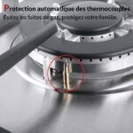 Iseasy 5 Feux - Plaque de cuisson gaz, 5 foyers, 50 cm – Image 5