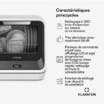 Klarstein - Lave-vaisselle pose libre 44 cm, 58 dB(A) – Image 3