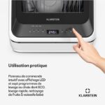 Klarstein - Lave-vaisselle pose libre 44 cm, 58 dB(A) – Image 4