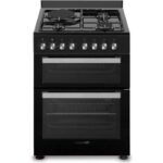 La Germania SM61DFN - Cuisinière mixte, 3 feux, four 60 L, 60 cm, classe A