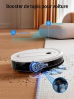 Laresar P10-8000PA-ULTRA-MINCE-AUTO - Aspirateur robot laveur avec station, 8000 Pa, 2600 mAh – Image 4