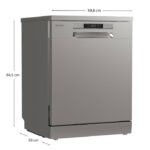 Gedtech GLV1446SL - Lave-vaisselle pose libre 60 cm, 14 couverts, 47 dB(A), classe E – Image 2