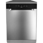 Whirlpool WFC3C34X - Lave-vaisselle pose libre 59 cm, 14 couverts, 44 dB(A), classe D