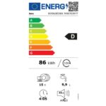 Beko BDSN28530X - Lave-vaisselle semi-intégrable 60 cm, 15 couverts, 45 dB(A), classe D – Image 4