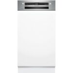 Bosch SPI4HMS13E - Lave-vaisselle semi-intégrable 45 cm, 10 couverts, 44 dB(A), classe D