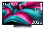 LG OLED48C57LA - Téléviseur OLED evo 48 pouces (121 cm), 4K Ultra HD, webOS