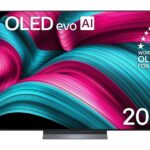 LG OLED77C57LA - Téléviseur OLED evo 77 pouces (195 cm), 4K Ultra HD, webOS