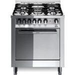 Lofra M76GV/C - Cuisinière à gaz, 5 feux, four 66 L, 70 cm, classe A