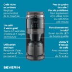 Severin 4831 - Machine à expresso avec broyeur, 1 L, 900 W – Image 3