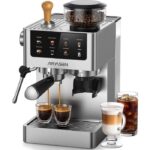 Airmsen avec Broyeur - Machine à expresso avec broyeur, 1,8 L