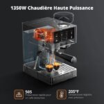 Airmsen avec Broyeur - Machine à expresso avec broyeur, 1,8 L – Image 5