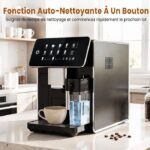 Costway Buse Mousseur à Lait-Moulin - Machine à expresso avec broyeur, 15 bars, 1350 W – Image 5