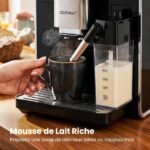 Costway Buse Mousseur à Lait-Moulin - Machine à expresso avec broyeur, 15 bars, 1350 W – Image 6