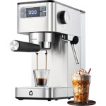 Garvee acier inoxydable - Machine à expresso, 1,4 L, 1450 W