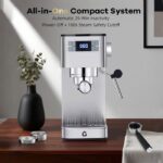 Garvee acier inoxydable - Machine à expresso, 1,4 L, 1450 W – Image 4