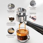 Hibrew H10B-PRESSION - Machine à expresso, 1,3 L, 1350 W – Image 4