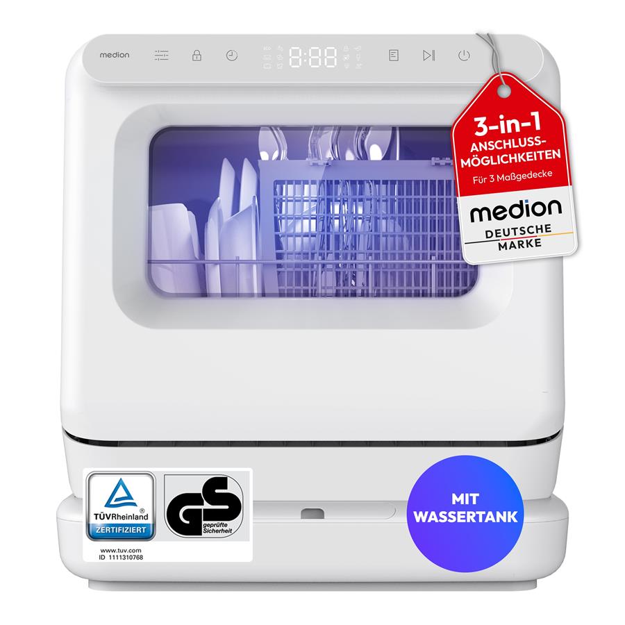 medion-dwt30-lave-vaisselle-pose-libre-45-cm-classe-d-174874360-1 Medion DWT30 - Lave-vaisselle pose libre 45 cm, classe D – Image 1