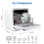 Medion MD 37763 - Lave-vaisselle pose libre, 58 dB(A), classe D – Image 8