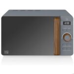 Swan SM22036GRYNEU - Micro-ondes pose libre, 20 L, 800 W