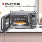 Toshiba MW3-AM25PFI - Micro-ondes pose libre, 25 L, 900 W – Image 6