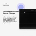 Klarstein - Lave-vaisselle pose libre 55 cm, 6 couverts, 49 dB(A), classe A – Image 5